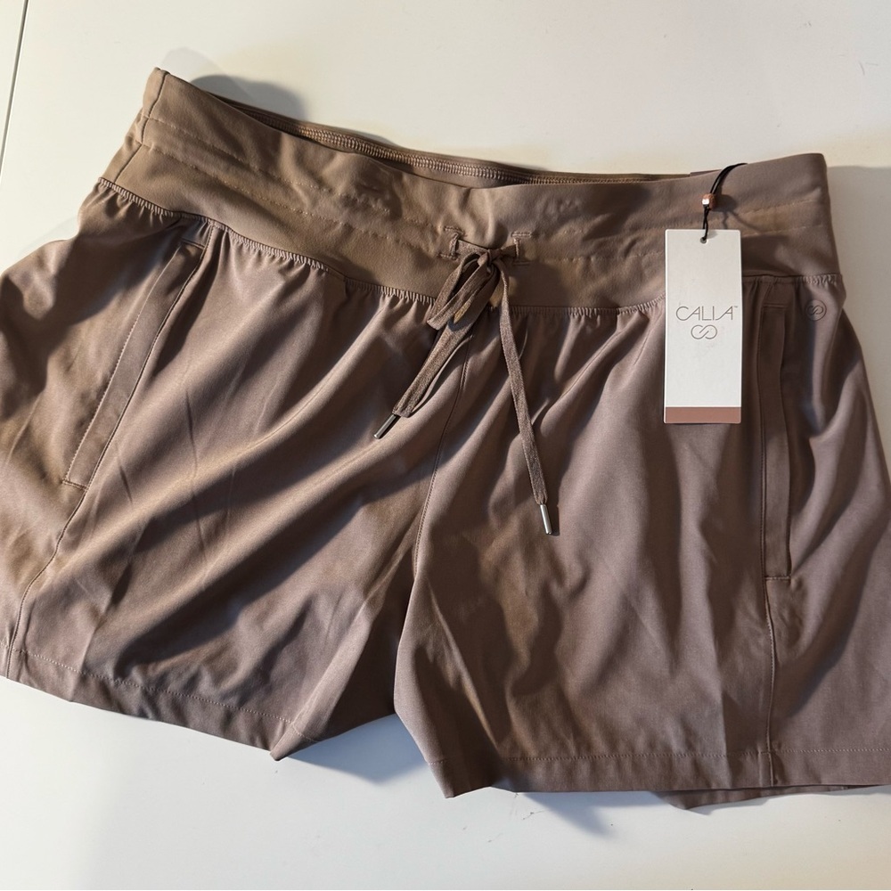 Calia Women's Tan Casual Shorts NWT - Picture 6 of 8